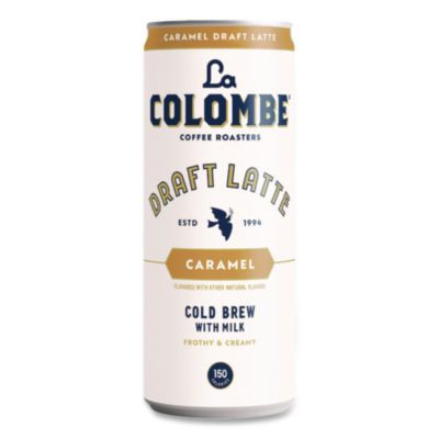 Draft Latte Cold Brew, Caramel Latte, 11 Oz Can, 12/Carton