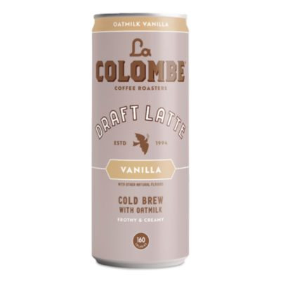 Draft Latte Cold Brew, Vanilla Latte With Oat Milk, 11 Oz Can, 12/Carton