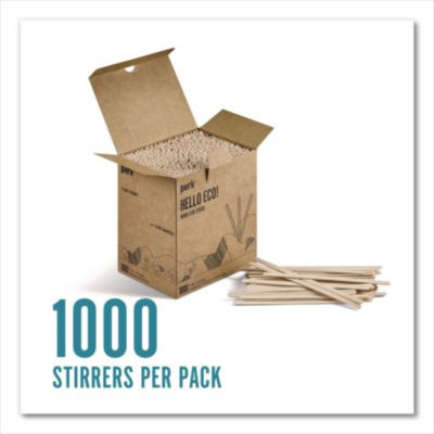 Wood Stirrer, 7", 1,000/Pack