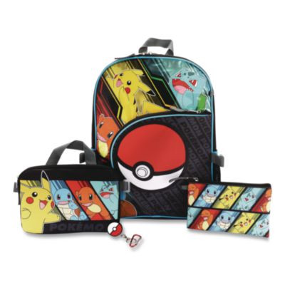 Pokemon Kids 5-Piece Backpack Set, Multicolor