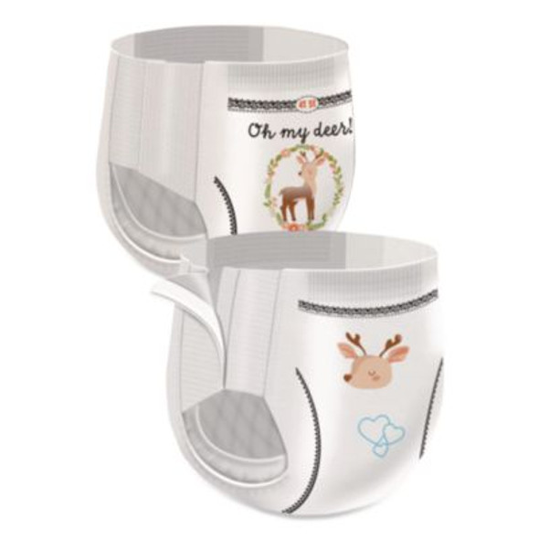 Cutiepants Refastenable Training Pants For Girls, 4T-5T, 38 Lbs To 50 Lbs, 76/Carton