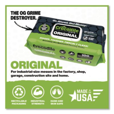 Original Cleaning Cloths, 10 x 15, White, 100/Pack