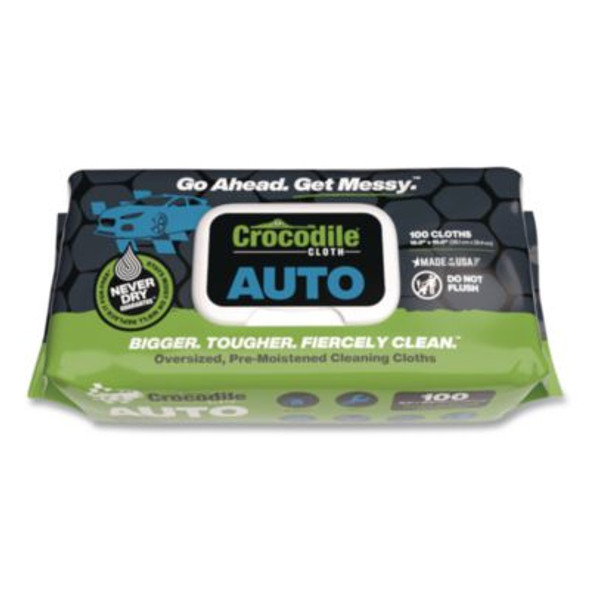 Auto Cleaning Cloths, 10 x 15, White, 100/Pack