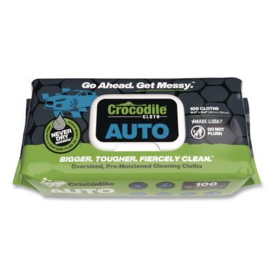 Auto Cleaning Cloths, 10 x 15, White, 100/Pack