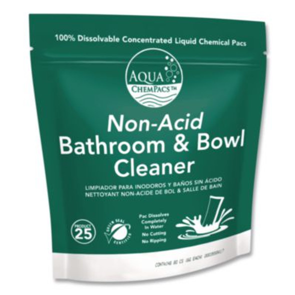 Non-Acid Bathroom And Bowl Cleaner, Lavender Scent, 6 g Packet, 80 Packets/Bag, 4 Bags/Carton