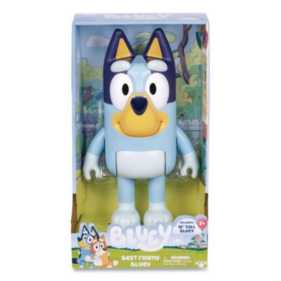 Series 10 My Best Friend Bluey Plastic 10" Figure, Ages 3 And Up