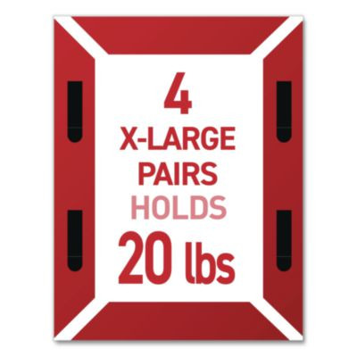 Damage-Free Hanging Picture Hanging Strip Pairs, (8) Xl (0.86 x 4.37), (6) L (0.75" x 3.65"), (2) Med (0.75 x 2.75), Black