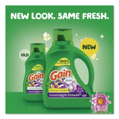 Liquid Laundry Detergent, He Compatible, Moonlight Breeze Scent, 194 Oz Bottle