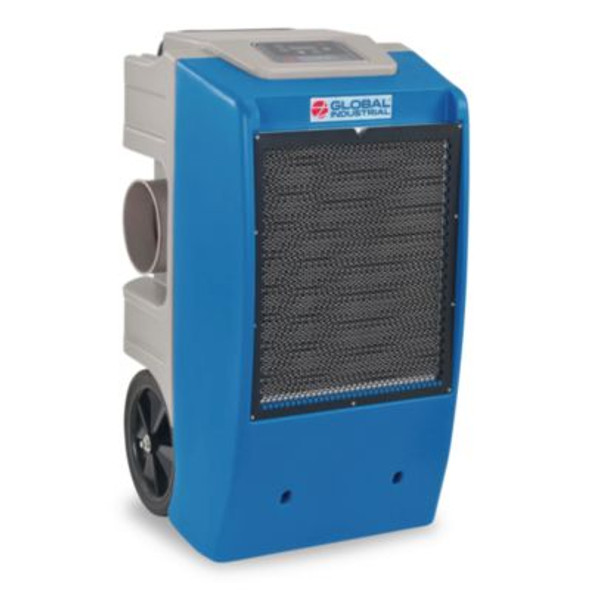 Low Grain Refrigerant Dehumidifier With Pump, 250 Pints, 22.43 x 20.81 x 37.81, Blue