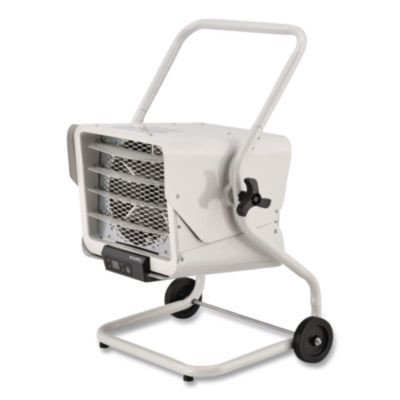 Portable Heater With Built-In Thermostat, 5,000 W, 14.12 x 17.5 x 19.62, White