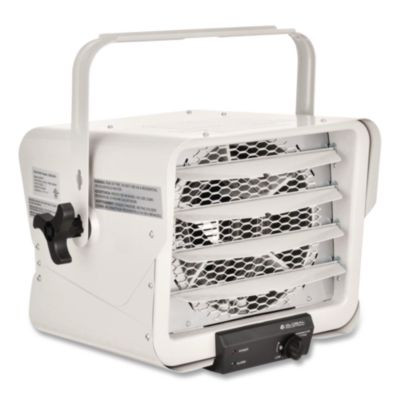 Portable Heater With Built-In Thermostat, 5,000 W, 14.12 x 17.5 x 19.62, White