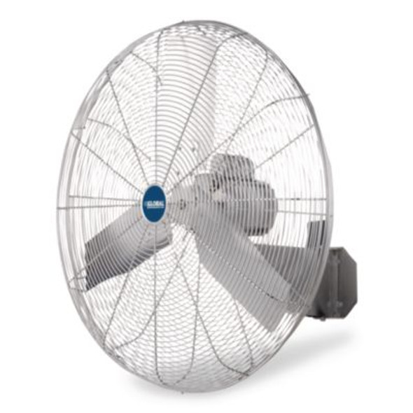 Washdown Wall Mount Fan, 1 Speed, 30"