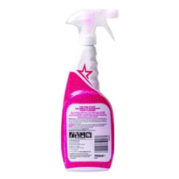 The Miracle Bathroom Foam Cleaner, Fruity Scent, 25.4 Oz Trigger Spray Bottle
