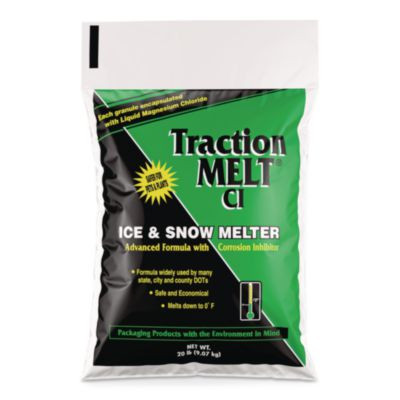 Traction Melt Ci Ice And Snow Melter, 20 Lb Bag, 120/Pallet