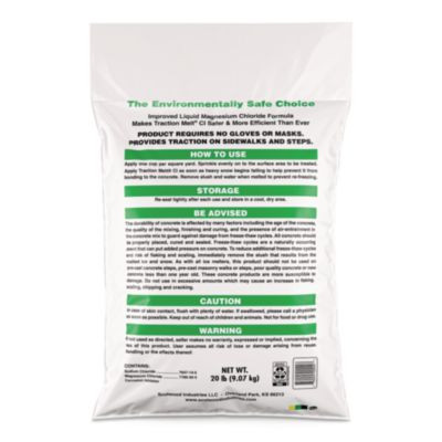 Traction Melt Ci Ice And Snow Melter, 20 Lbs Bag, 120/Pallet