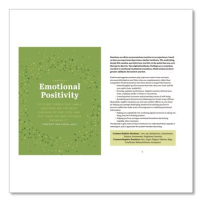 Guided Journal: 3-Minute Positivity - Transform Your Life By Changing Your Thoughts, Blue Cover, (96) 8 x 6 Sheets