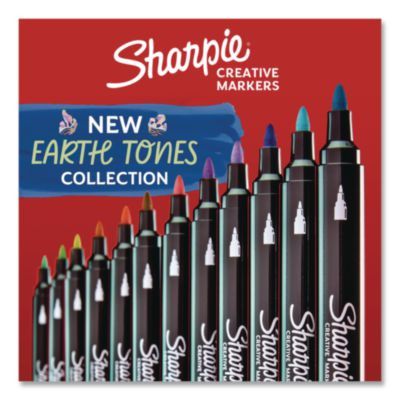 Creative Markers, Light Earth Tones, Bullet Tip, Assorted, 5/Pack