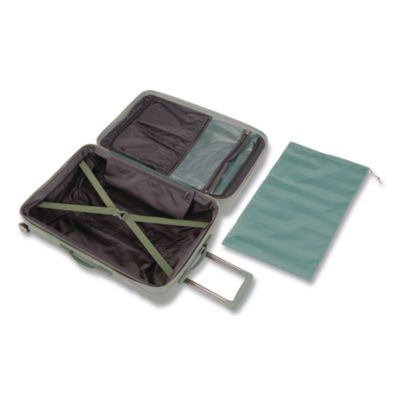 Cascade Hardside Spinner Suitcase, 15 x 9.5 x 22, Sage Green