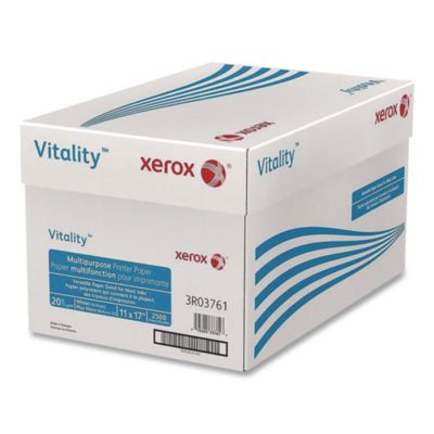Vitality Multipurpose Printer Paper, 92 Bright, 20 Lb Bond Weight, 11 x 17, White, 500 Sheets/Reams, 5 Reams/Carton