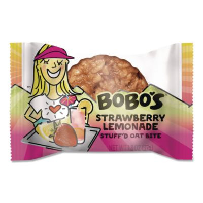 Stuff'd Oatmeal Bites, Strawberry Lemonade, 1.3 Oz Individually Wrapped, 10/Box