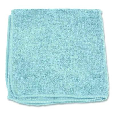 Microfiber Cleaning Cloths, 12 x 12, Blue, 12/Pack