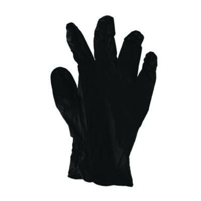 396 Series Disposable General-Purpose Nitrile Gloves, Powder-Free, Xx-Large, 4.4 Mil Thick, 9.5" Long, Black, 100/Box