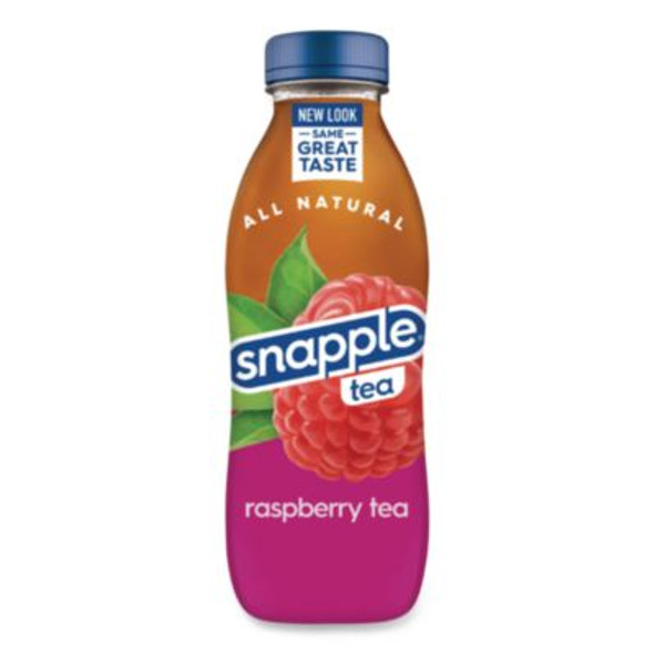 Flavored Tea, Raspberry, 16 Oz Bottle, 24/Carton