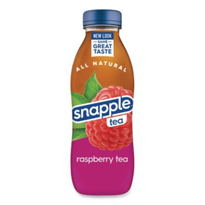 Flavored Tea, Raspberry, 16 Oz Bottle, 24/Carton