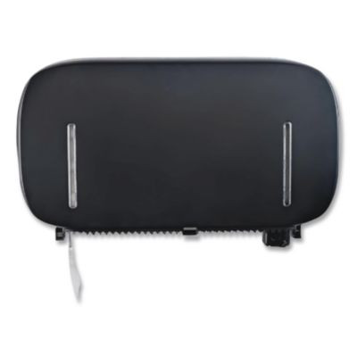 Twin Jbt Tissue Dispenser, 11.6 x 4.84 x 19.95, Black