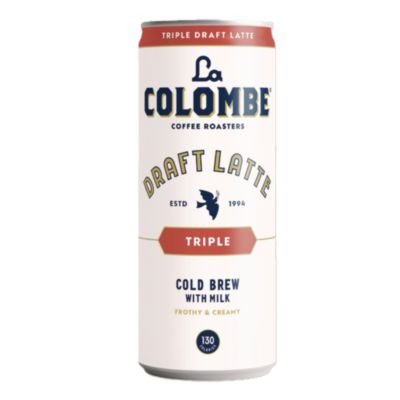 Draft Latte Cold Brew, Triple Shot Espresso Latte, 11 Oz Can, 12/Carton