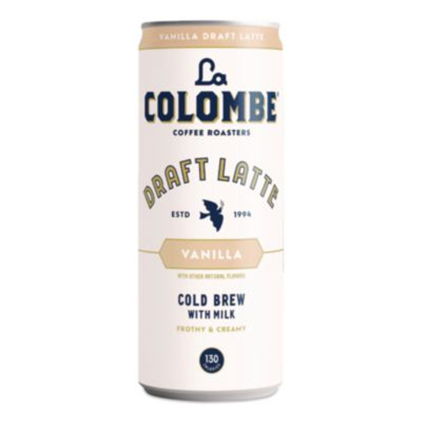 Draft Latte Cold Brew, Vanilla Latte, 11 Oz Can, 12/Carton