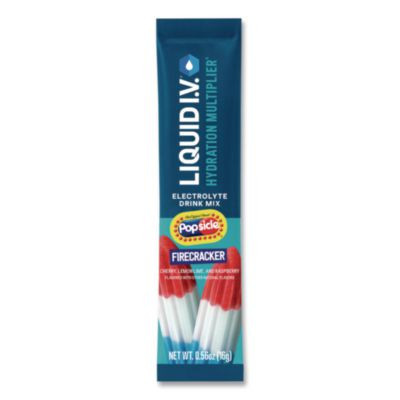 Hydration Multiplier, Popsicle Firecracker, 0.56 Oz Stick, 15/Pack