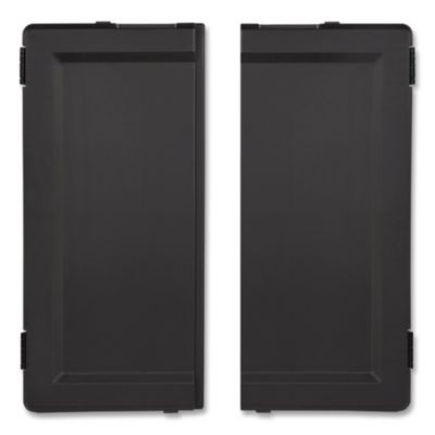 Locking Door Kit, For Rubbermaid Commercial 2202581/2202527/2202585, Resin, Black