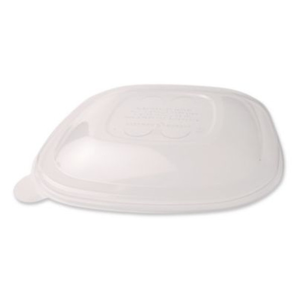 Pla Lids For Fiber Bowls, 8.8 x 8.8, Clear, 200/Carton