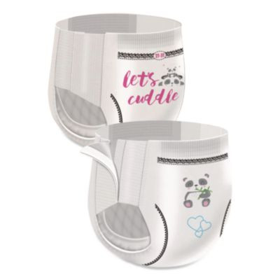 Cutiepants Refastenable Training Pants For Girls, Size 2T-3T, Up To 34 Lbs, 104/Carton