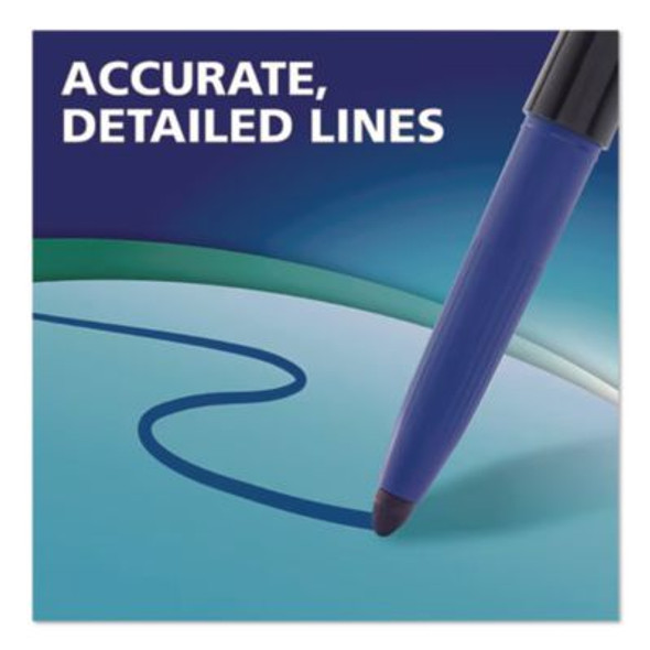 Wet Erase Marker, Fine Bullet Tip, Blue, 144/Carton