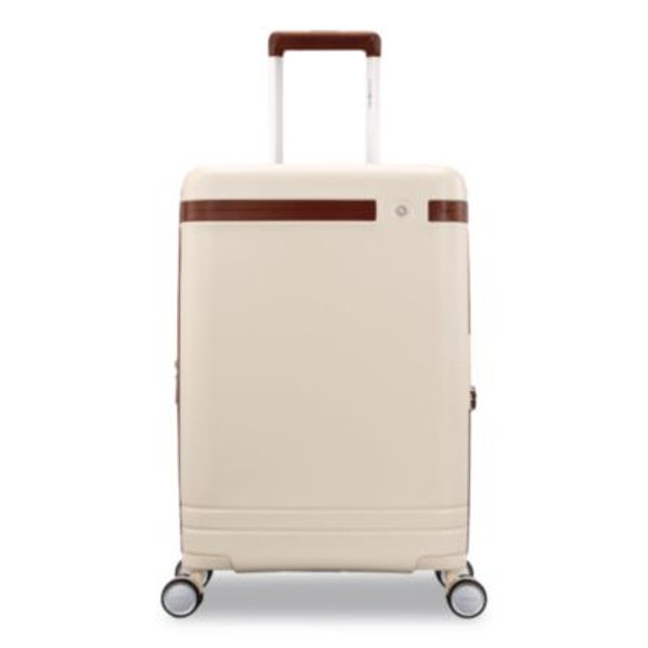 Virtuosa Hardside Spinner Suitcase, 10 x 14.5 x 20.5, Off White