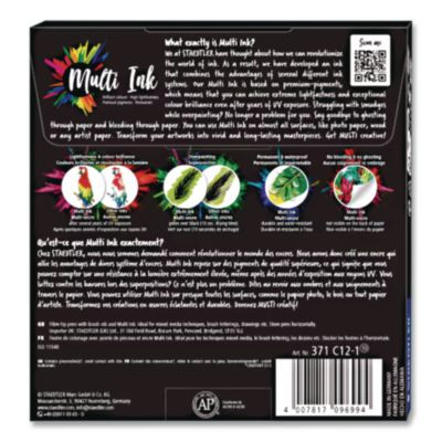 Pigment Brush Pen Set, Medium-Firm Tip, Assorted Nature Colors, 12/Pack