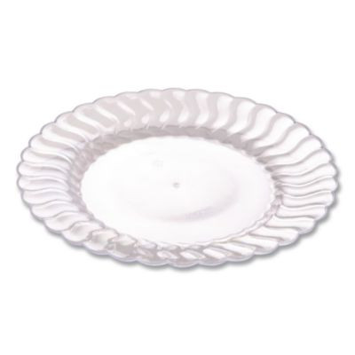 Flairware Flared Dessert Plate, 6" Dia, Clear, 180/Carton