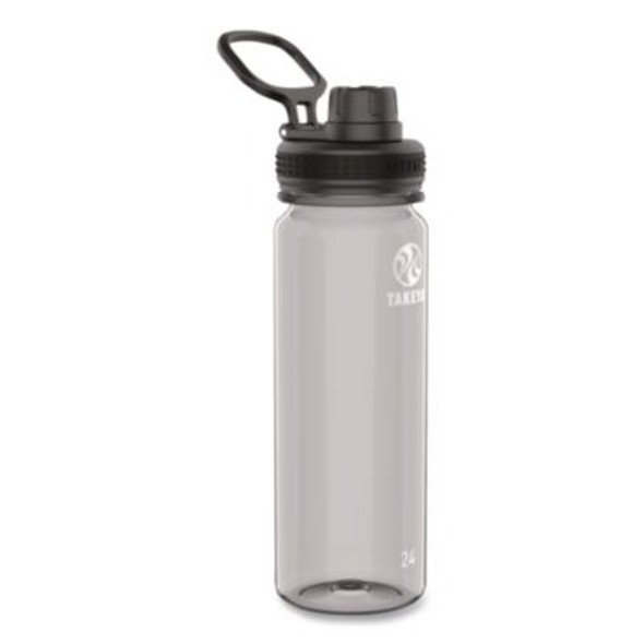 Tritan Plastic Water Bottle, 24 Oz, Stormy Black