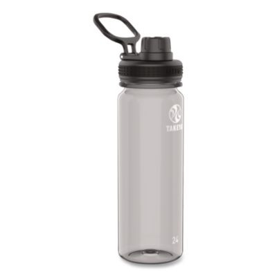 Tritan Plastic Water Bottle, 24 Oz, Stormy Black