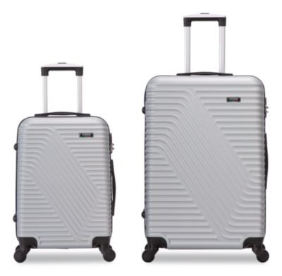 Voyage Vertice Abs 2-Piece Luggage Set, Silver