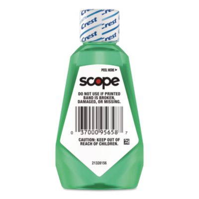 Plus Scope Classic Mouthwash, Classic Mint Flavor, 36 Ml Bottle, 52/Carton
