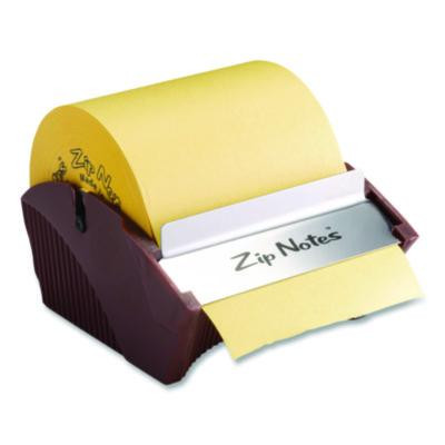 Manual Sticky Notes Dispenser, For 3 x 3 Pads, Burgundy, Includes 150 Ft Roll Of Sticky Notes