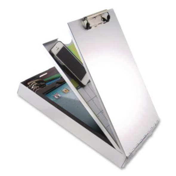 Cruiser Mate Aluminum Storage Clipboard, 0.5" Clip Capacity, Holds 8.5 x 11 Sheets, Silver