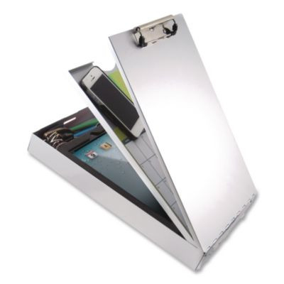 Cruiser Mate Aluminum Storage Clipboard, 0.5" Clip Capacity, Holds 8.5 x 11 Sheets, Silver