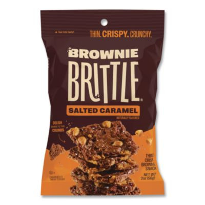 Salted Caramel Brownie Snack, 2 Oz Bag, 24/Carton