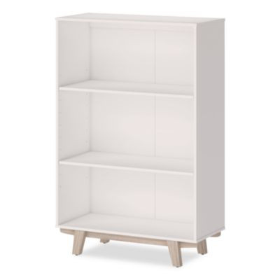 Whitney Bookcase, Three Shelves, 31.75w x 14d x 48.25h, White