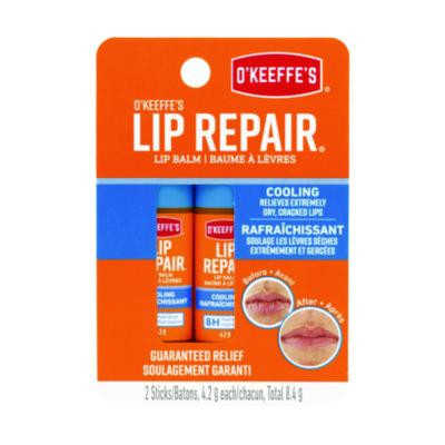 Lip Repair Cooling Lip Balm, 0.15 Oz Stick, 2/Pack