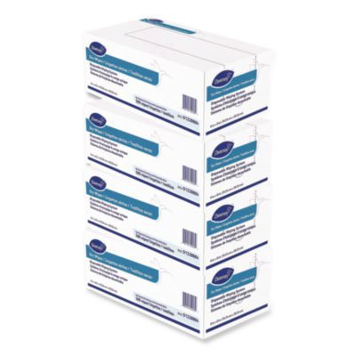 Dry Wipe Disposable Wiping System, 1-Ply, 6 x 8, Unscented, White, 500/Box, 4 Boxes/Carton